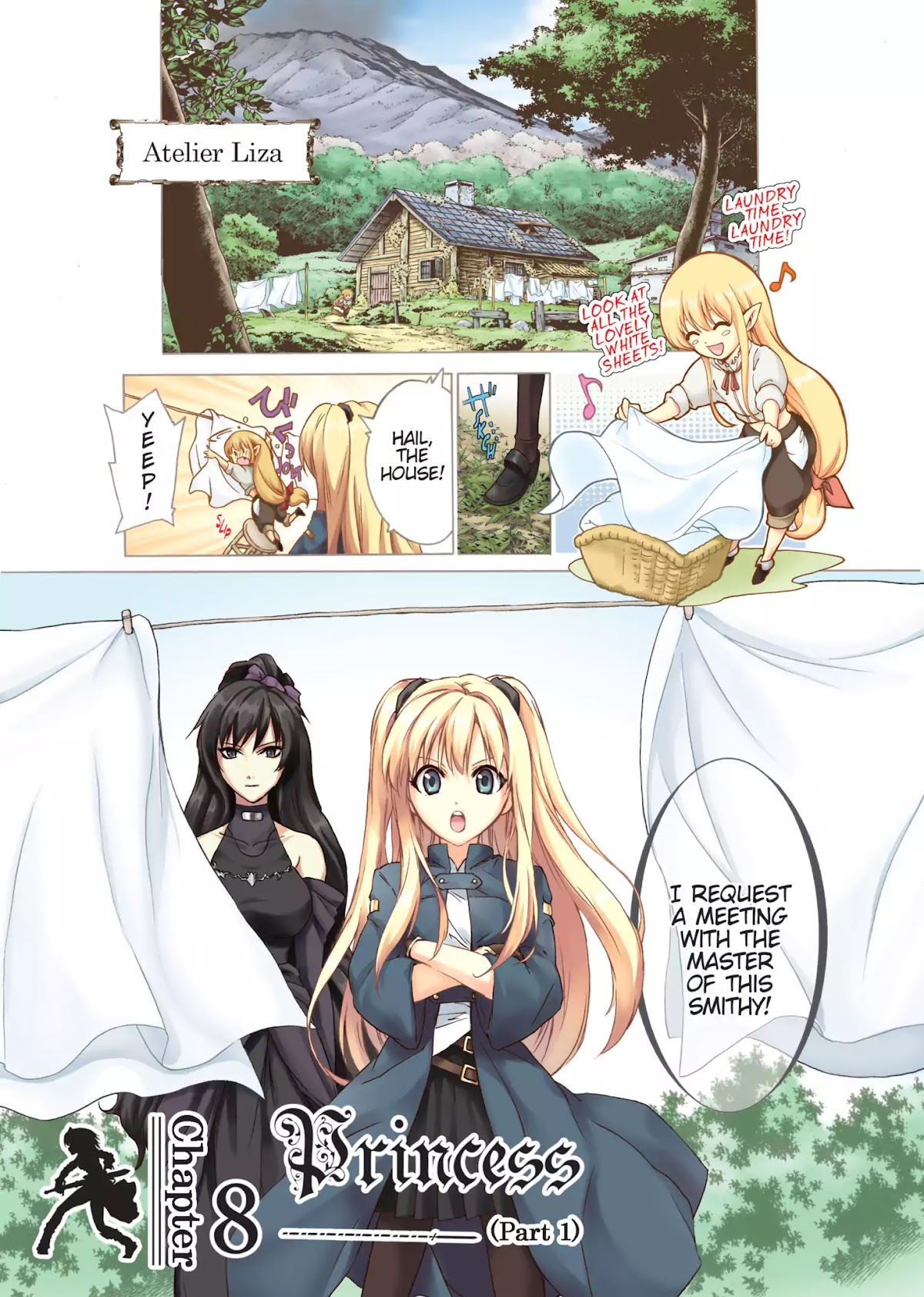 Seiken no Katanakaji Chapter 8 page 2 - Chapter 8: Princess (Part 1)