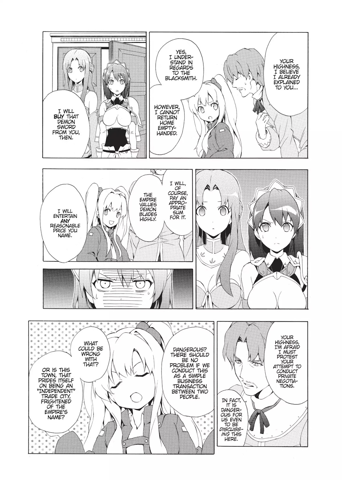 Seiken no Katanakaji Chapter 9 page 22 - Chapter 9: Princess (Part 2)