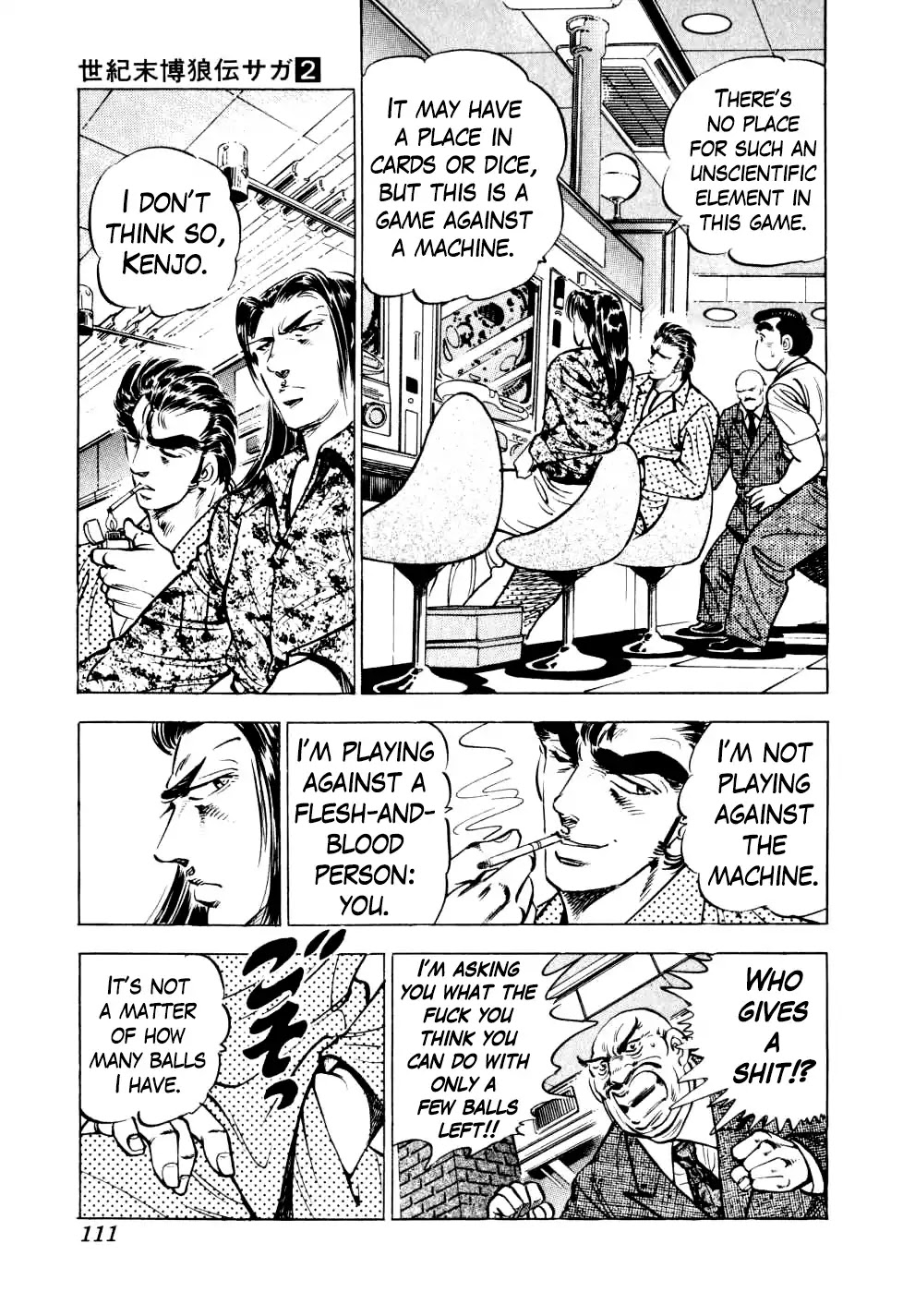 Seikimatsu Bakurouden Saga Chapter 12 page 5 - Chapter 12: The Vagrant Genius Pachinko Player, Part 5