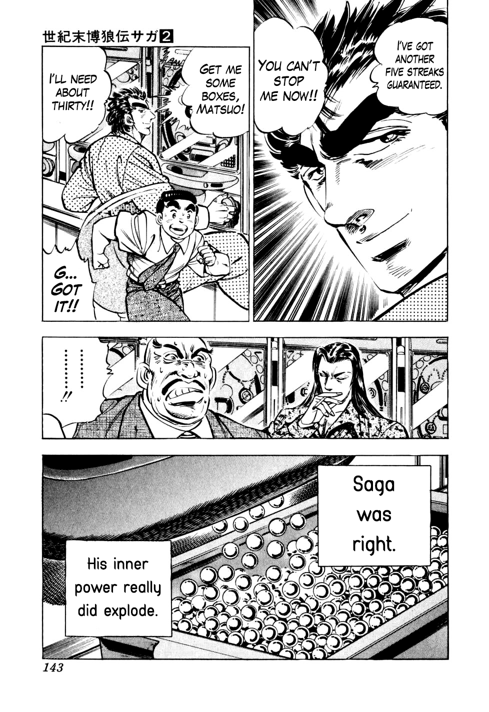 Seikimatsu Bakurouden Saga Chapter 13 page 11 - Chapter 13: The Vagrant Genius Pachinko Player, Part 6