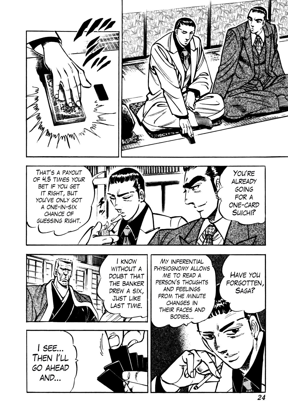 Seikimatsu Bakurouden Saga Chapter 16 page 24 - Chapter 16: The Great Tehonbiki Gamble, Part 3