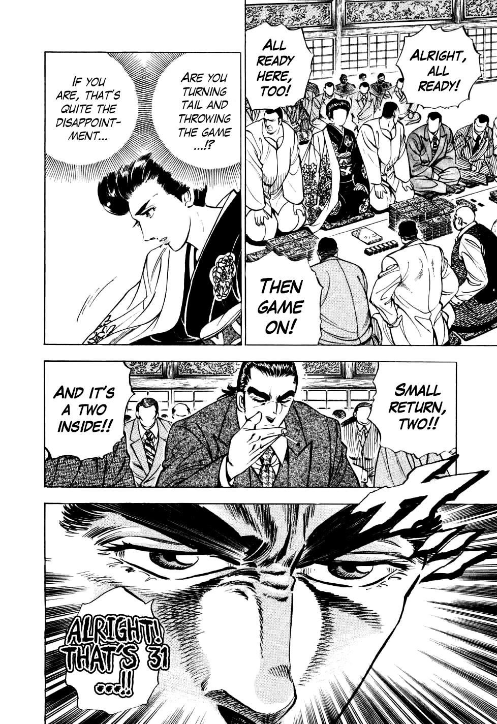 Seikimatsu Bakurouden Saga Chapter 19 page 14 - Chapter 19: The Great Tehonbiki Gamble, Part 6