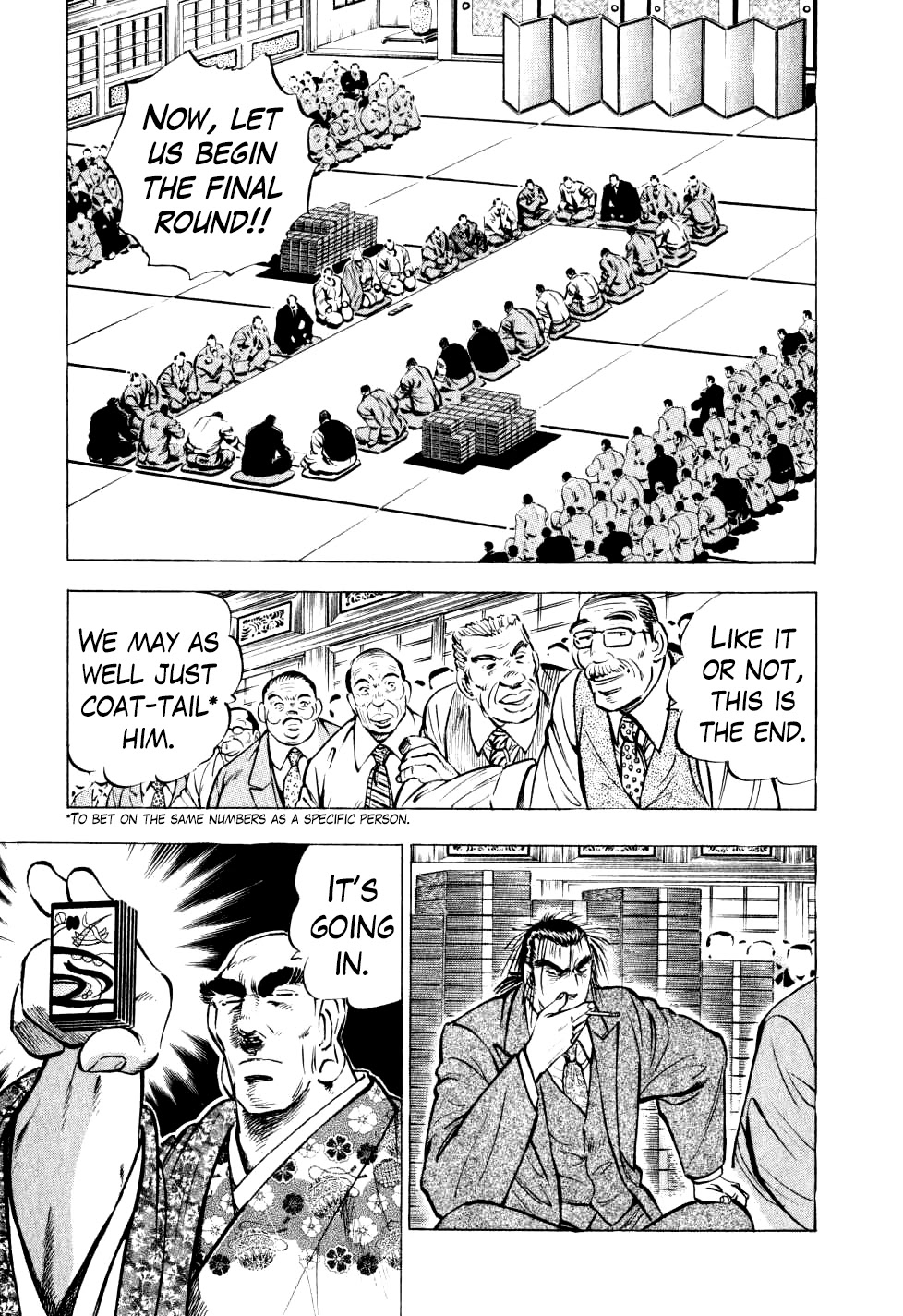 Seikimatsu Bakurouden Saga Chapter 27 page 14 - Chapter 27: The Great Tehonbiki Gamble, Part 14