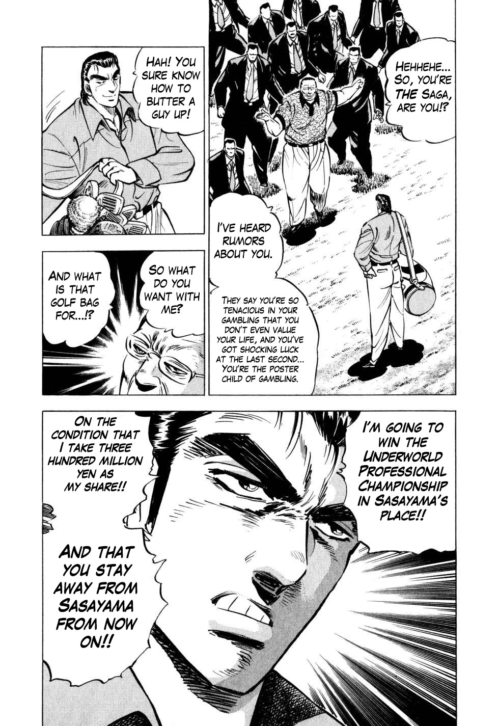 Seikimatsu Bakurouden Saga Chapter 31 page 12 - Chapter 31: Golf Betting, Part 3