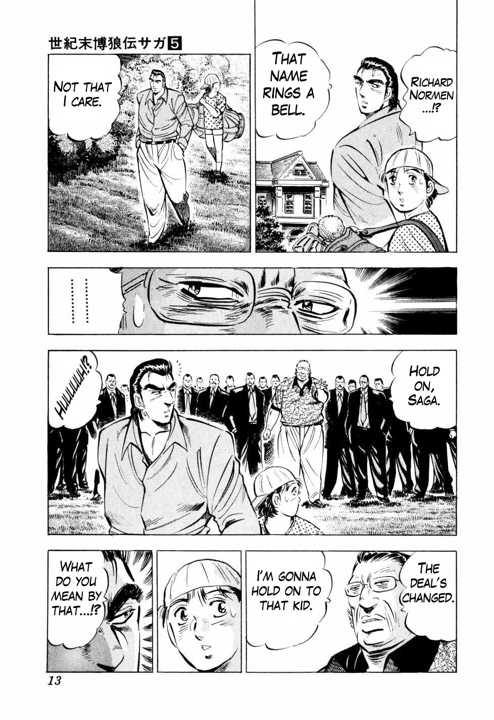 Seikimatsu Bakurouden Saga Chapter 32 page 12 - Chapter 32: Golf Betting, Part 4