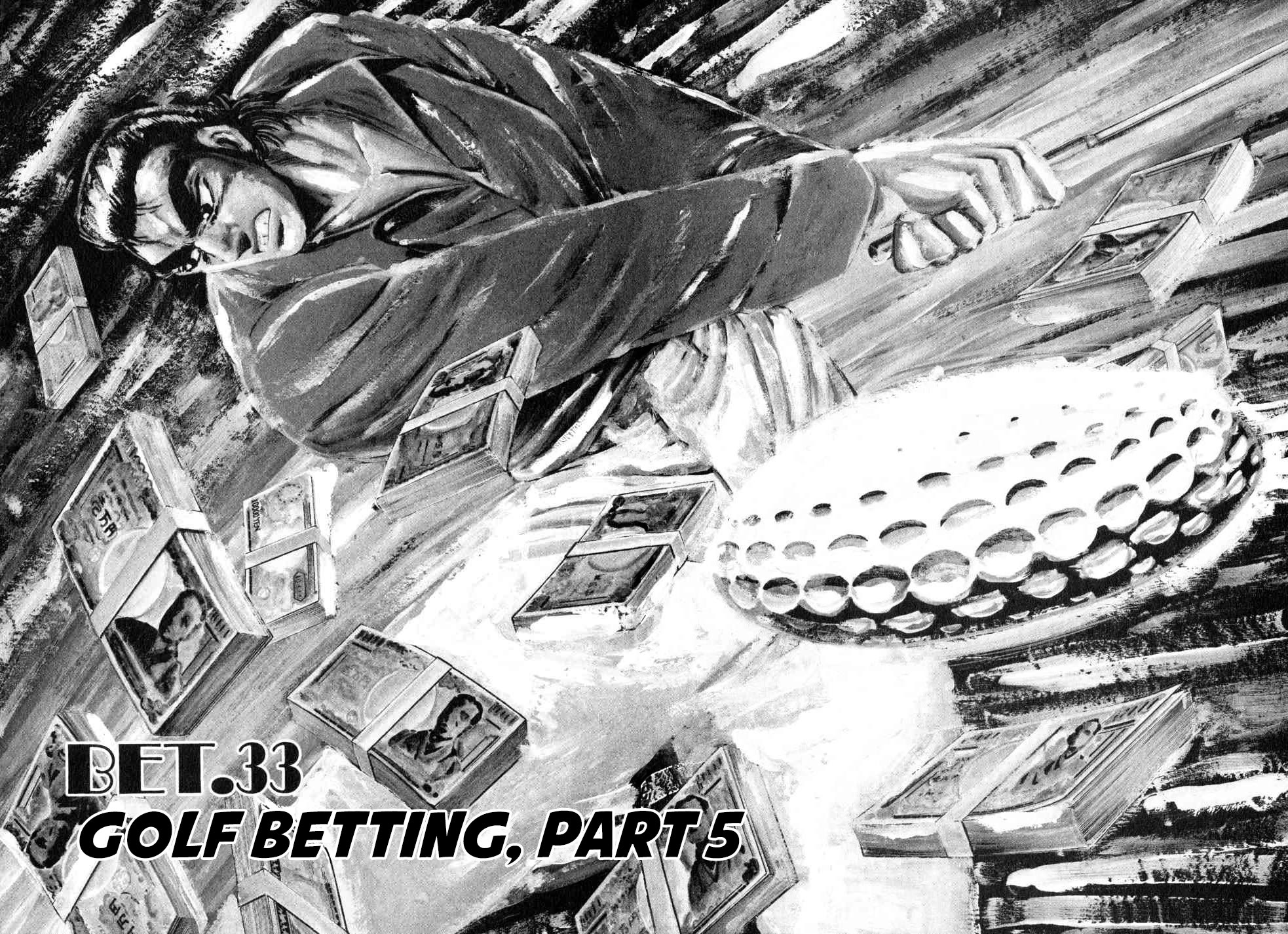 Seikimatsu Bakurouden Saga Chapter 33 page 1 - Chapter 33: Golf Betting, Part 5