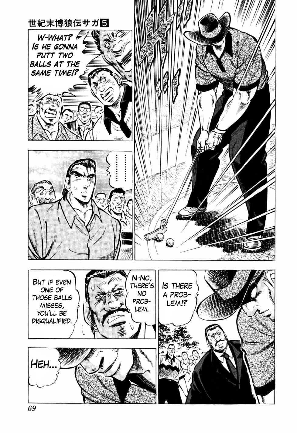 Seikimatsu Bakurouden Saga Chapter 34 page 14 - Chapter 34: Golf Betting, Part 6