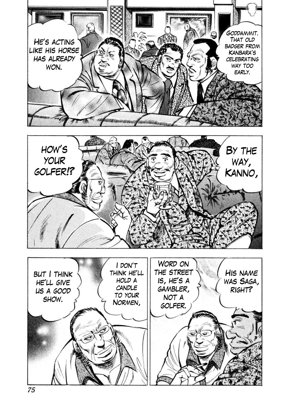 Seikimatsu Bakurouden Saga Chapter 34 page 20 - Chapter 34: Golf Betting, Part 6