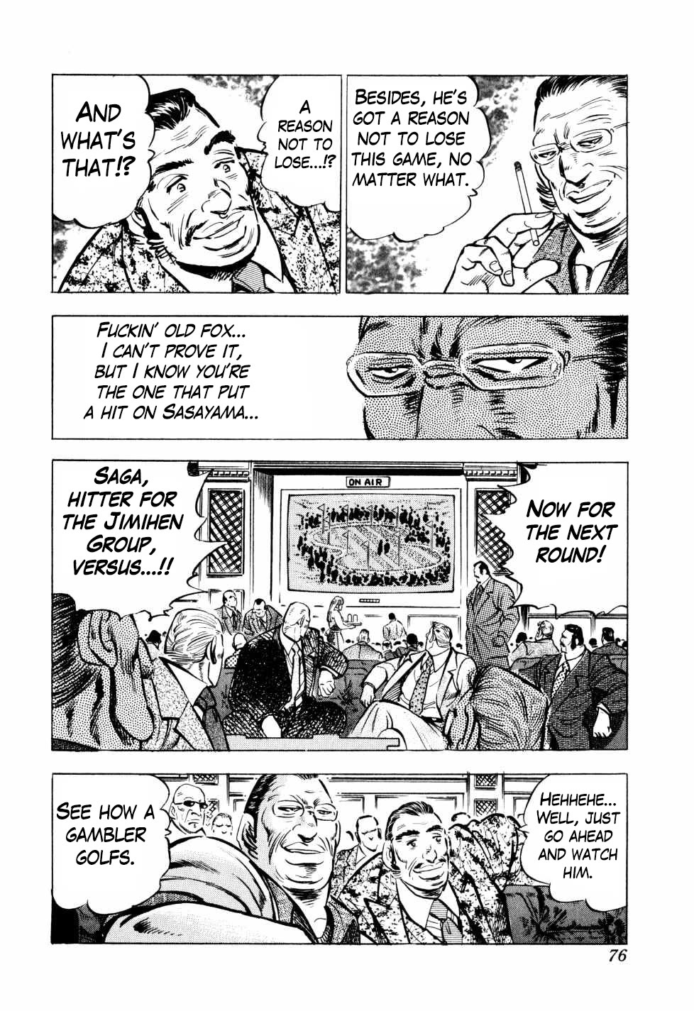 Seikimatsu Bakurouden Saga Chapter 34 page 21 - Chapter 34: Golf Betting, Part 6