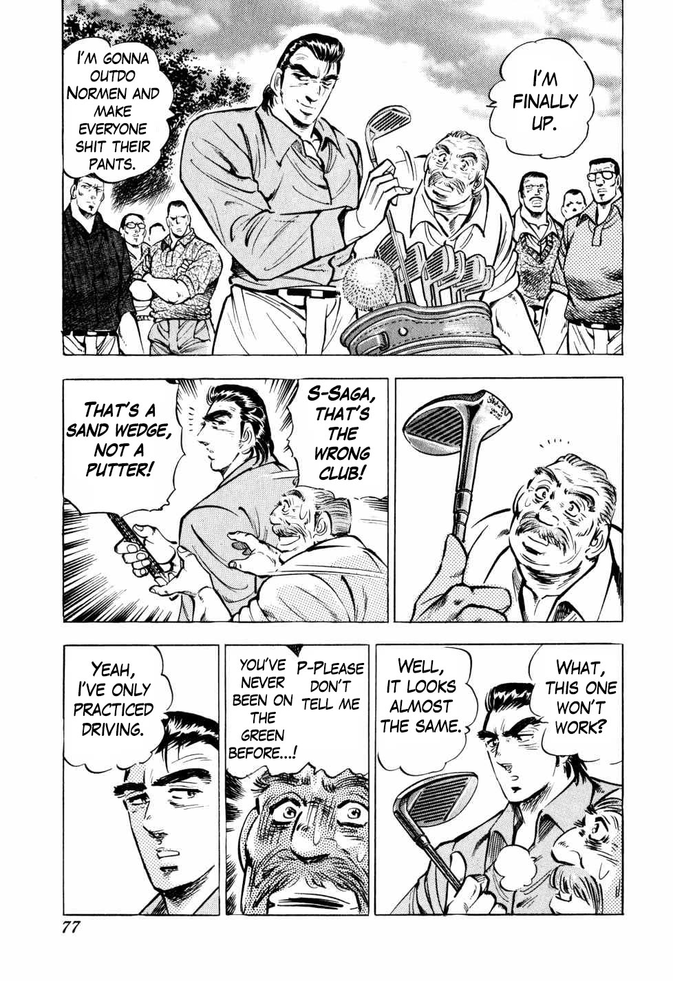 Seikimatsu Bakurouden Saga Chapter 34 page 22 - Chapter 34: Golf Betting, Part 6
