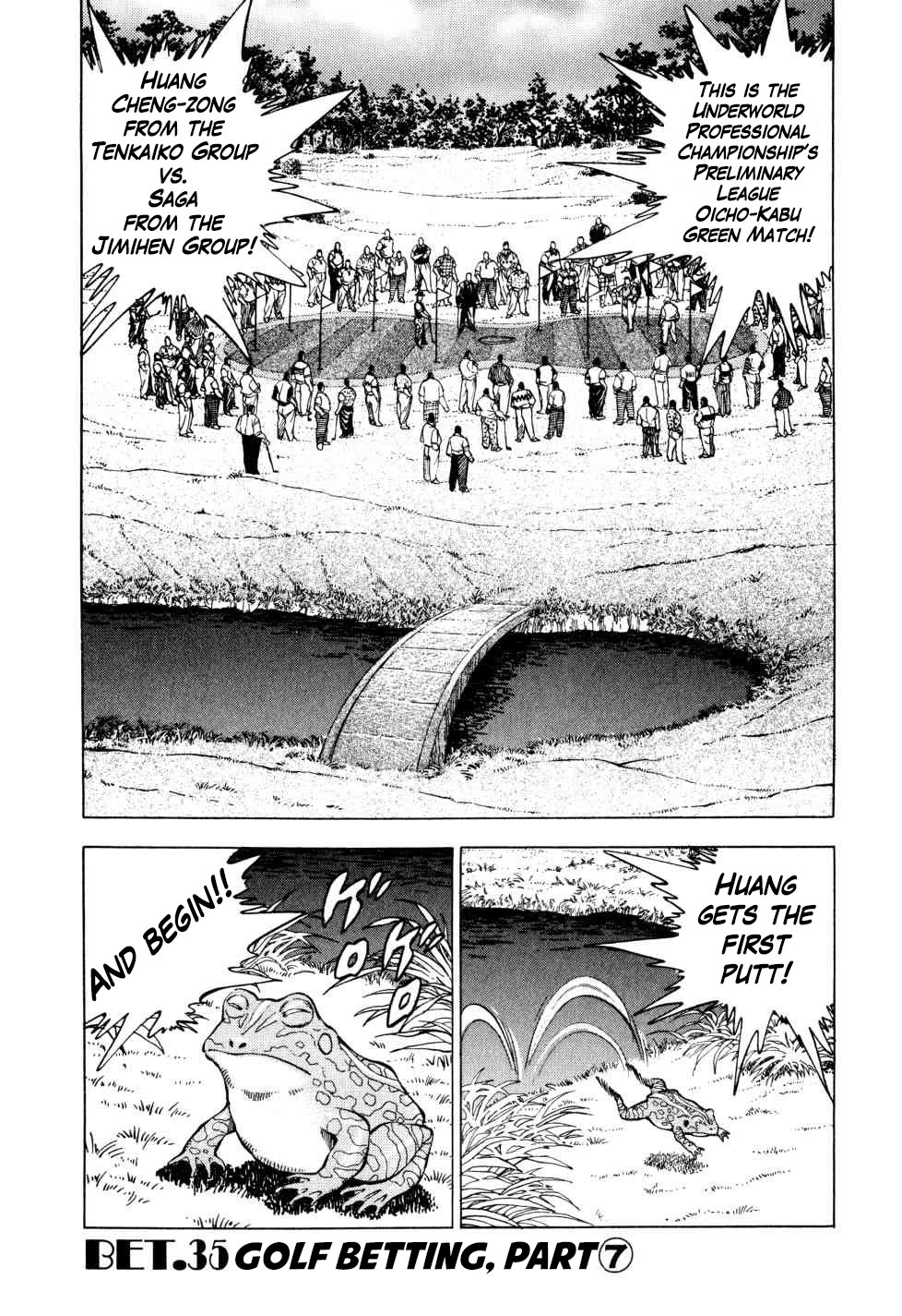 Seikimatsu Bakurouden Saga Chapter 35 page 1 - Chapter 35: Golf Betting, Part 7