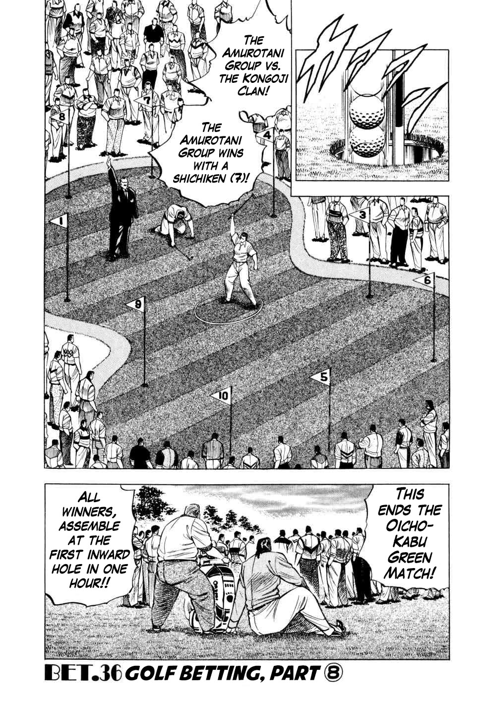 Seikimatsu Bakurouden Saga Chapter 36 page 1 - Chapter 36: Golf Betting, Part 8