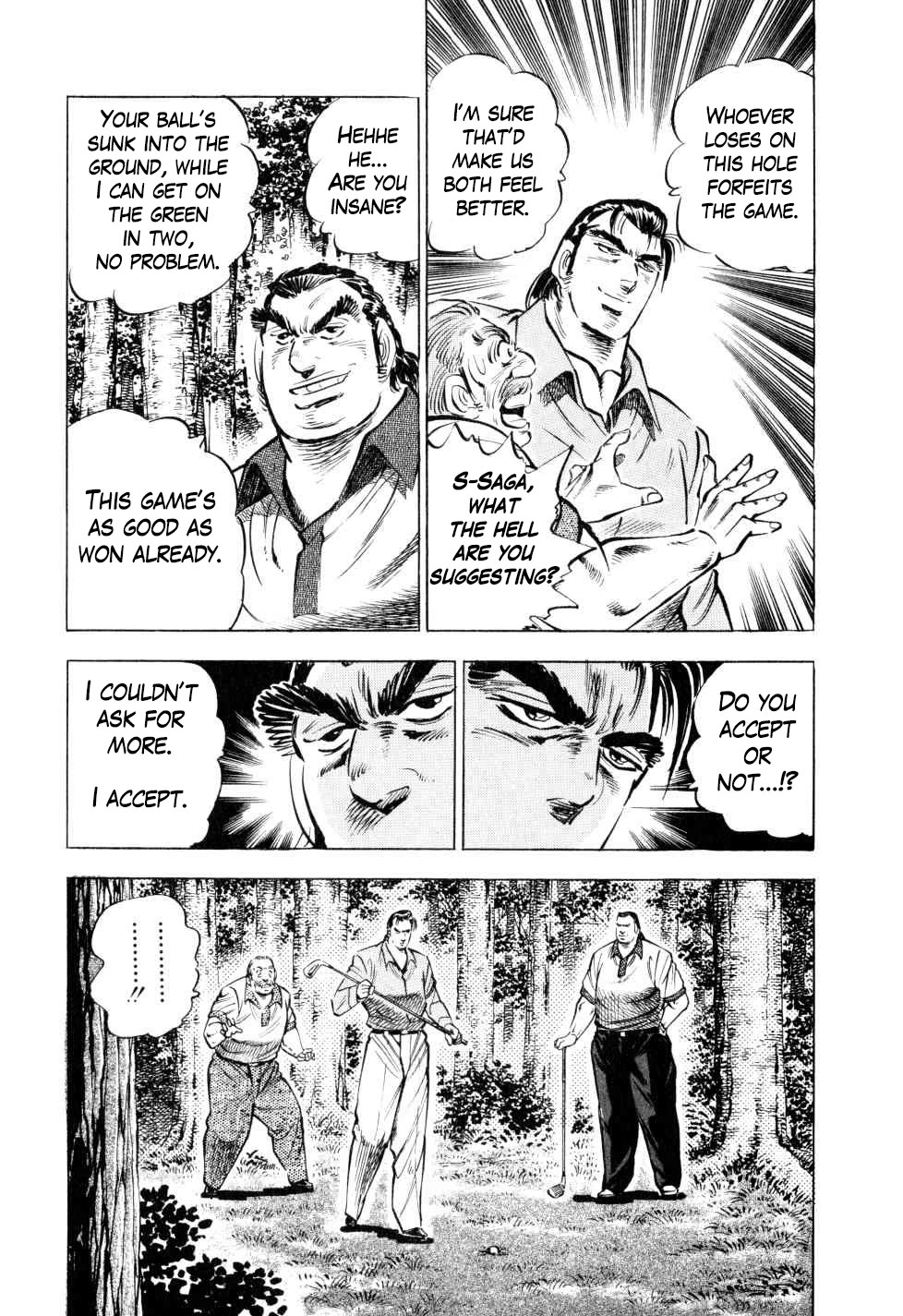 Seikimatsu Bakurouden Saga Chapter 37 page 16 - Chapter 37: Golf Betting, Part 9