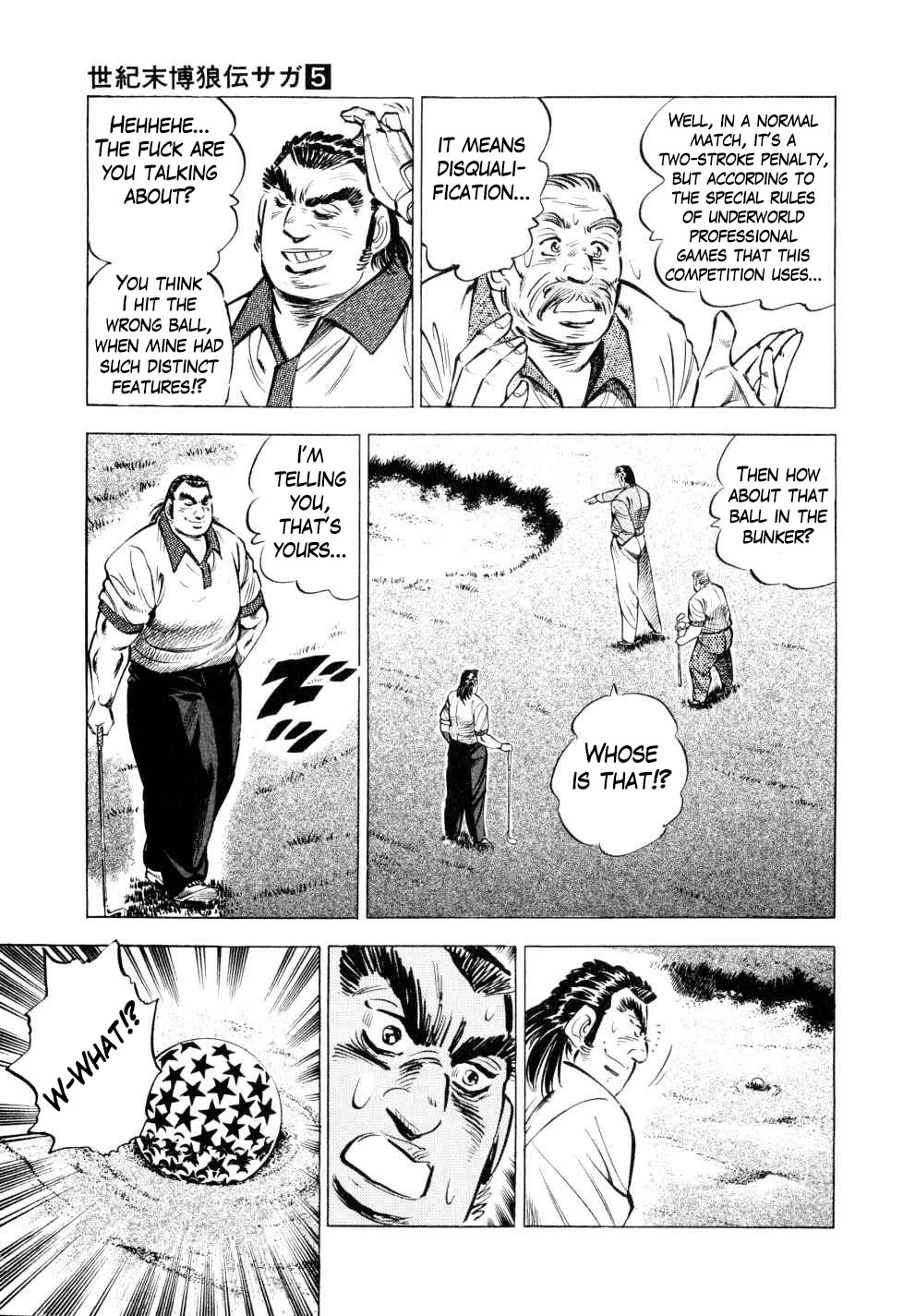 Seikimatsu Bakurouden Saga Chapter 37 page 21 - Chapter 37: Golf Betting, Part 9