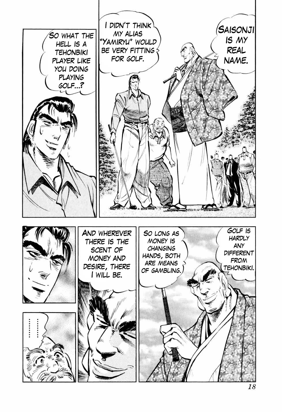 Seikimatsu Bakurouden Saga Chapter 40 page 18 - Chapter 40: Golf Betting, Part 12