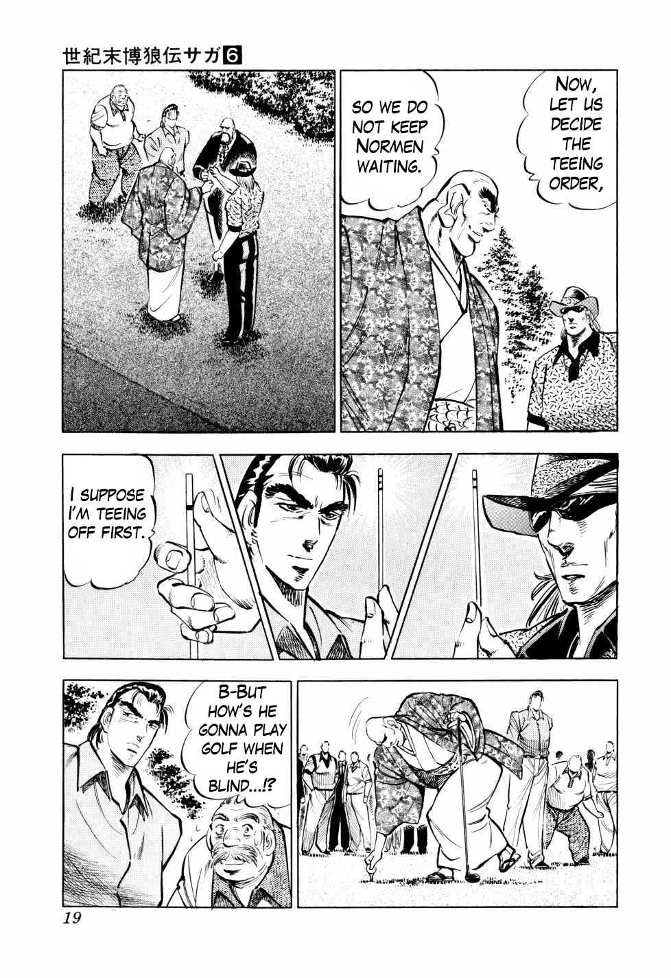 Seikimatsu Bakurouden Saga Chapter 40 page 19 - Chapter 40: Golf Betting, Part 12