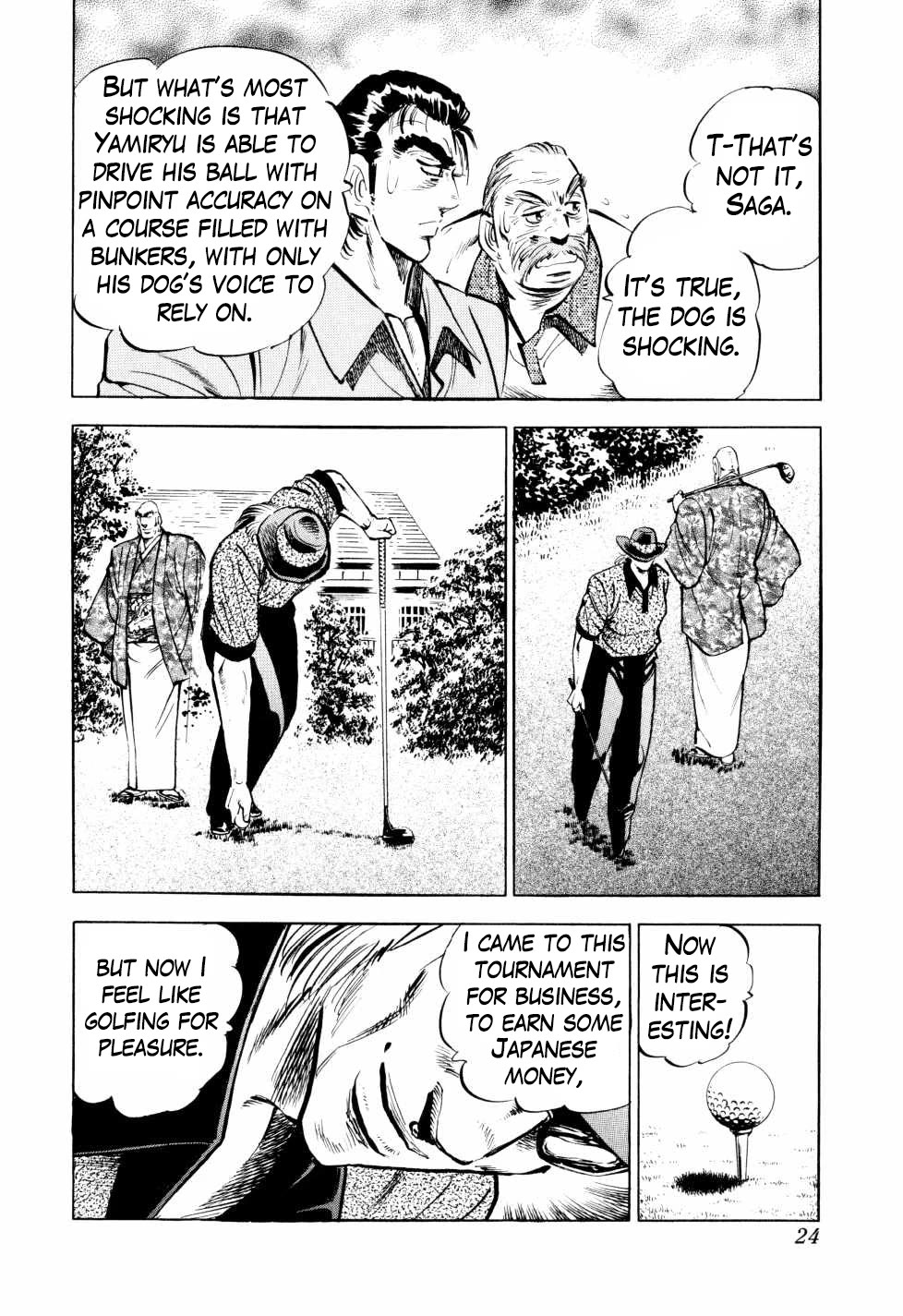 Seikimatsu Bakurouden Saga Chapter 40 page 24 - Chapter 40: Golf Betting, Part 12