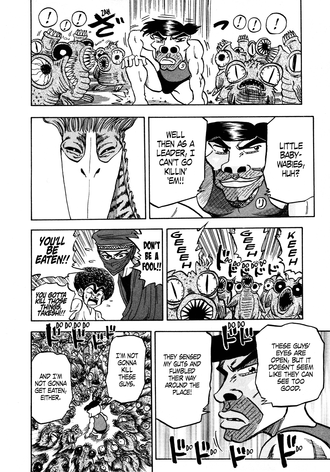 Seikimatsu Leader Den Takeshi! Chapter 100 page 12 - Chapter 100: The Watchman of the Sky, Gelbaba!!