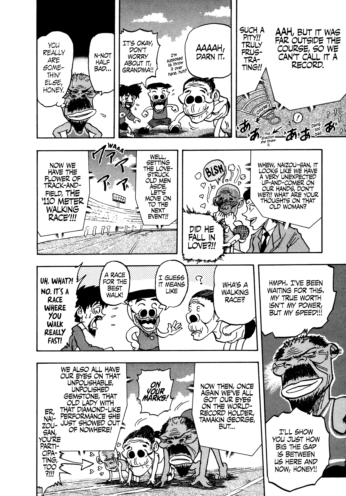 Seikimatsu Leader Den Takeshi! Chapter 113 page 18 - Chapter 113: The Oldpersonlympics of Love!!