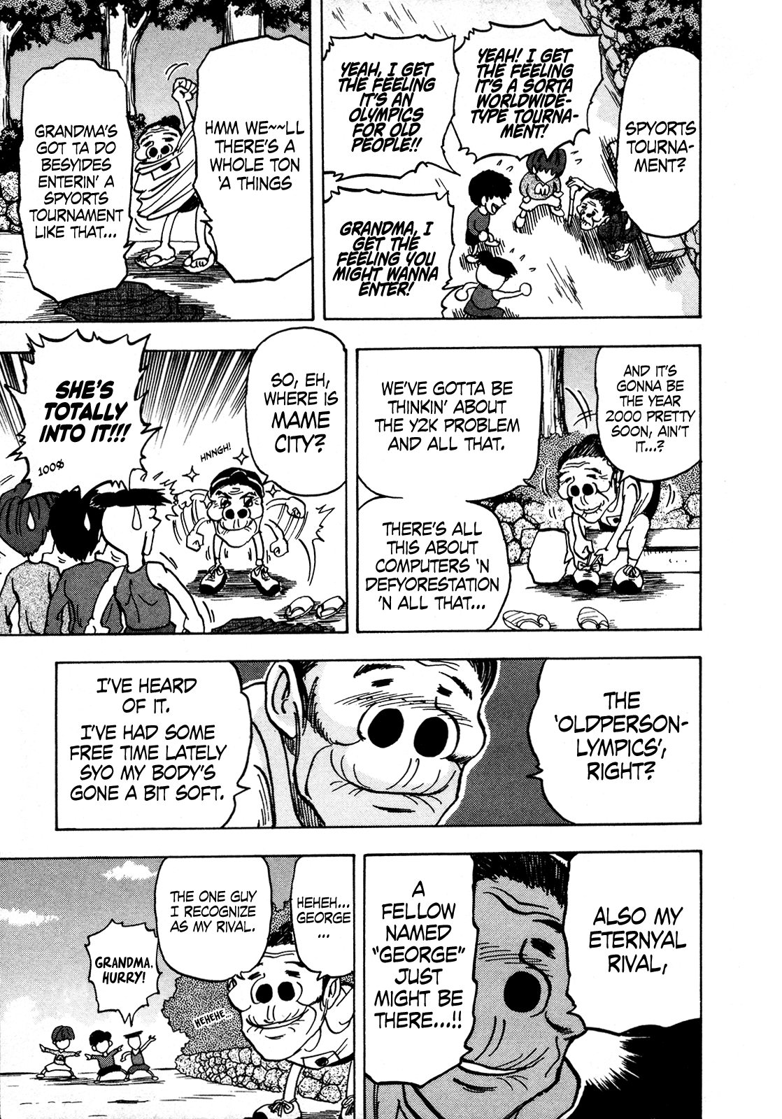Seikimatsu Leader Den Takeshi! Chapter 113 page 9 - Chapter 113: The Oldpersonlympics of Love!!