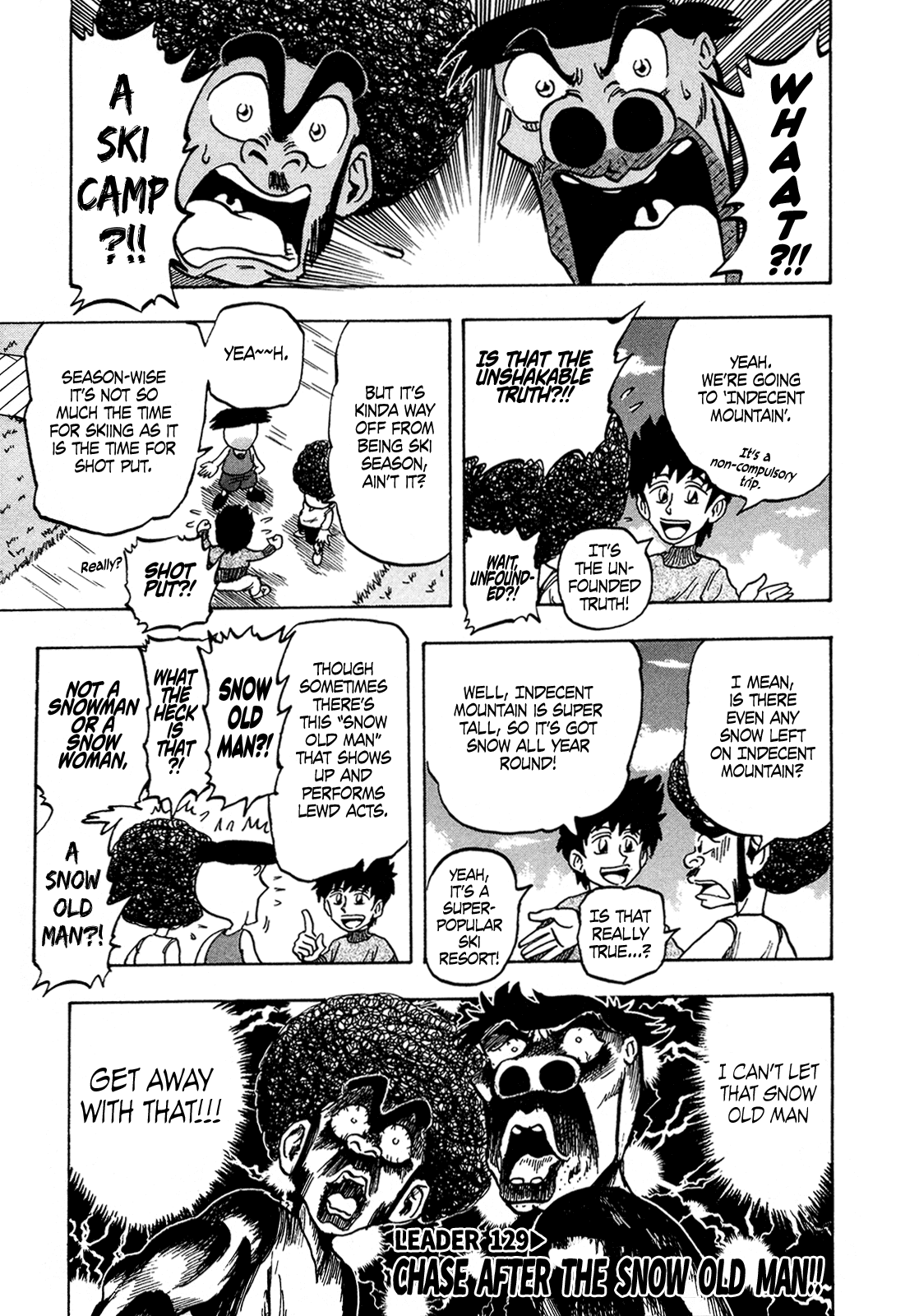 Seikimatsu Leader Den Takeshi! Chapter 129 page 1 - Chapter 129: Chase After the Snow Old Man!!