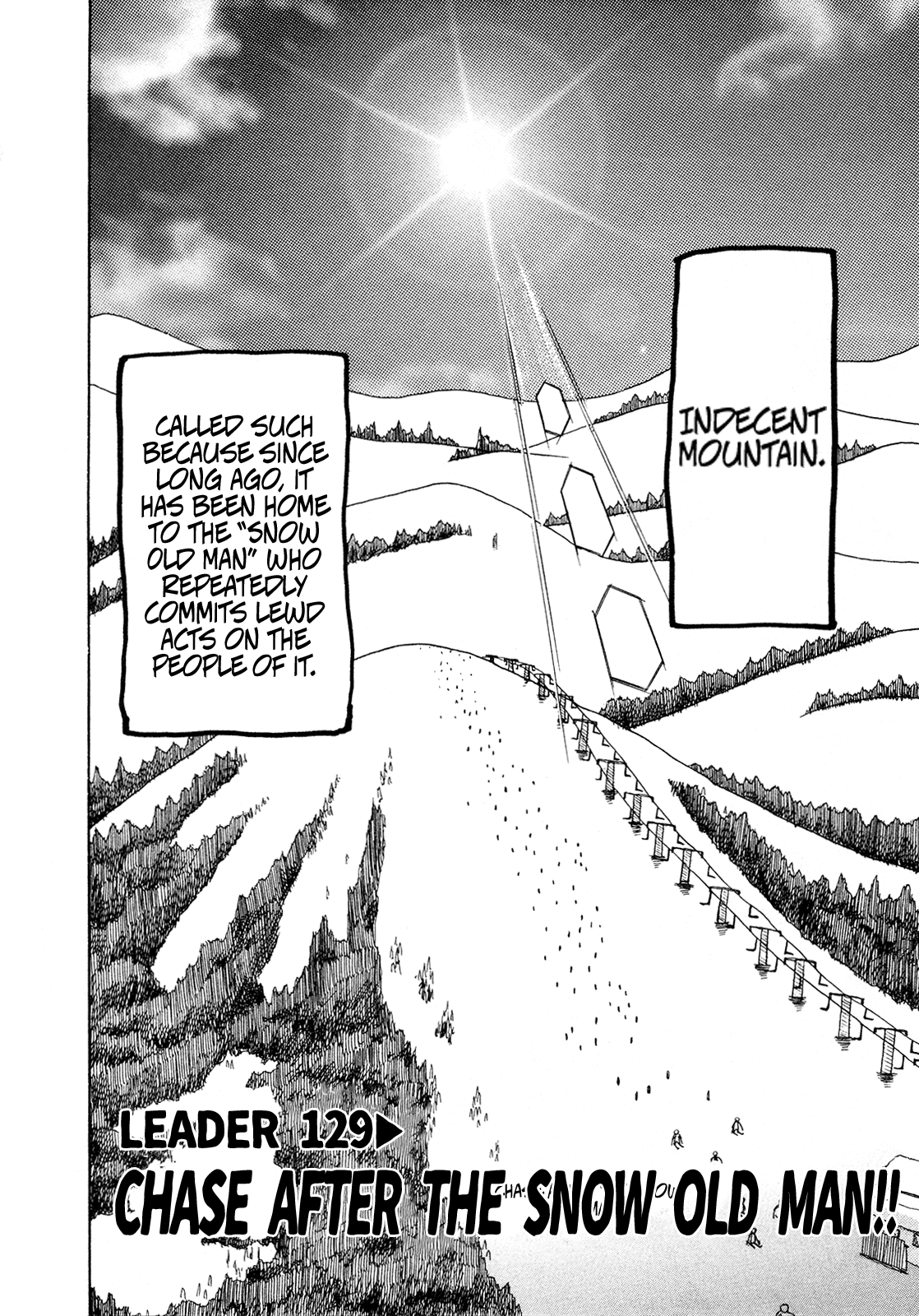 Seikimatsu Leader Den Takeshi! Chapter 129 page 2 - Chapter 129: Chase After the Snow Old Man!!