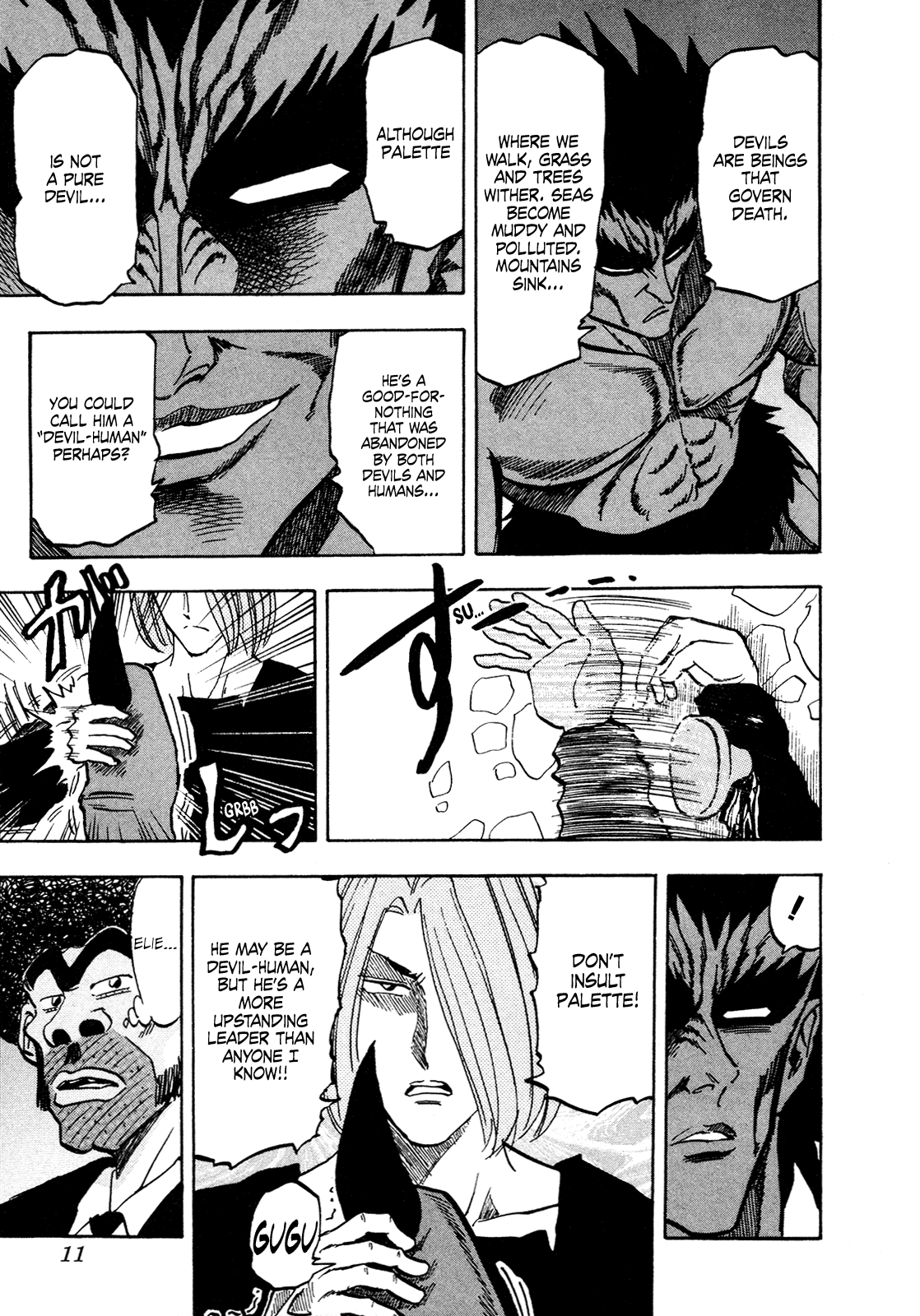 Seikimatsu Leader Den Takeshi! Chapter 151 page 13 - Chapter 151: Devil Black King Black Moves...!!