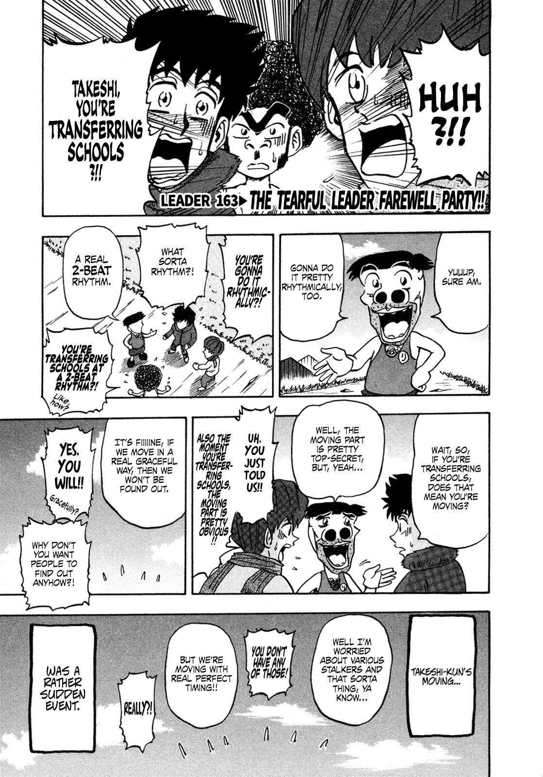 Seikimatsu Leader Den Takeshi! Chapter 163 page 1 - Chapter 163: The Tearful Leader Farewell Party!!