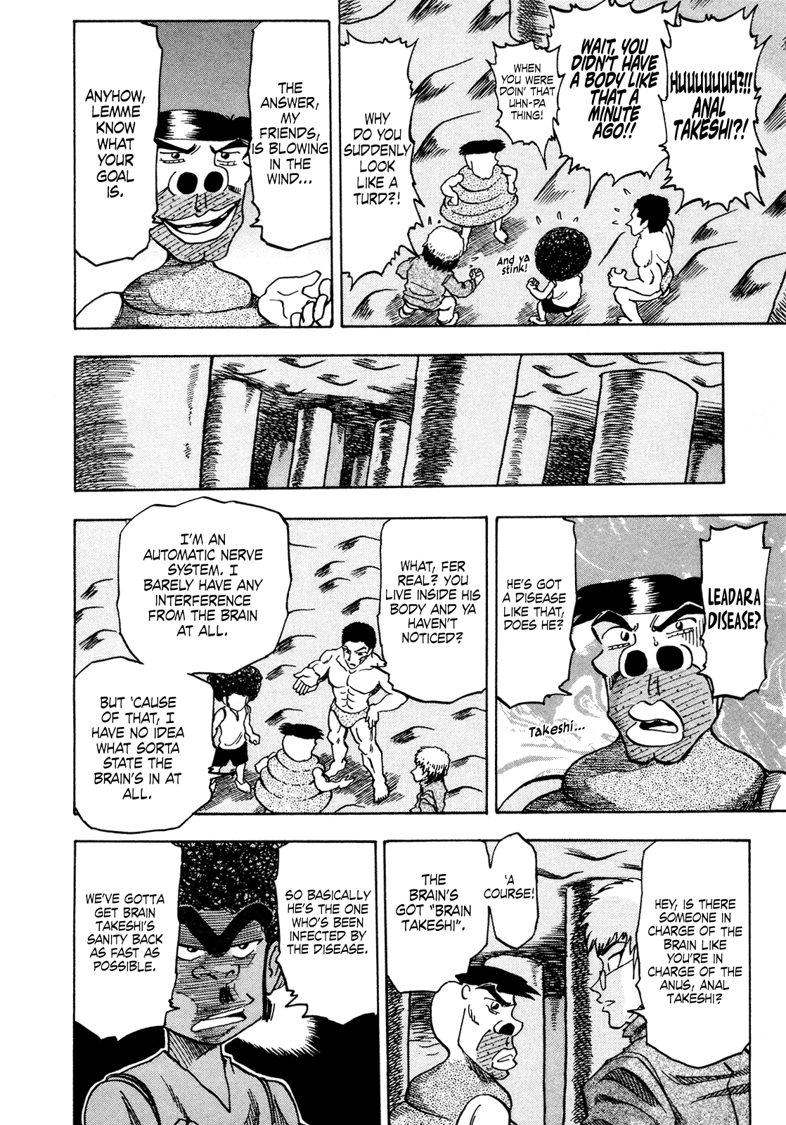 Seikimatsu Leader Den Takeshi! Chapter 175 page 6 - Chapter 175: Anal Takeshi and Brain Takeshi!!