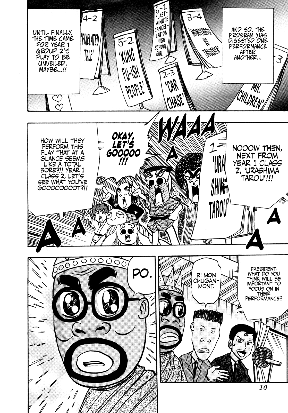 Seikimatsu Leader Den Takeshi! Chapter 189 page 12 - Chapter 189: Intense Performance! The School Arts Festival!!