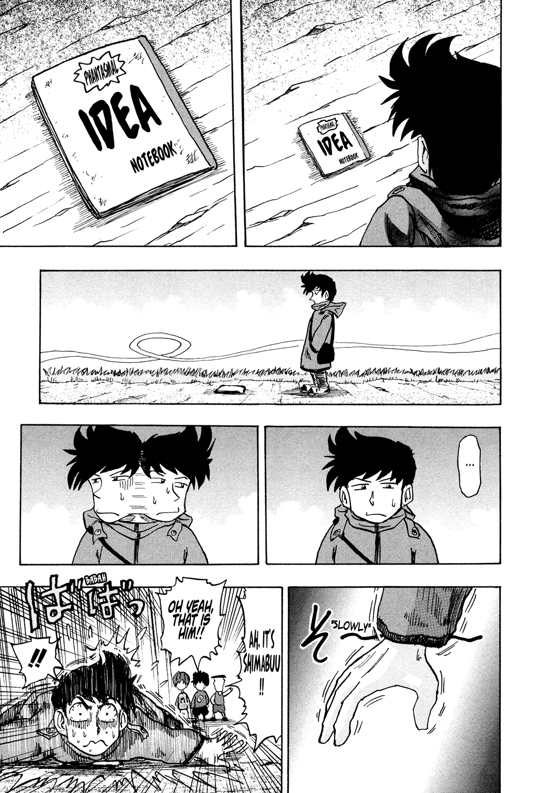 Seikimatsu Leader Den Takeshi! Chapter 209 page 9 - Chapter 209: You Can Do It Shimabuu!! ~The Phantasmal Idea Notebook~!!