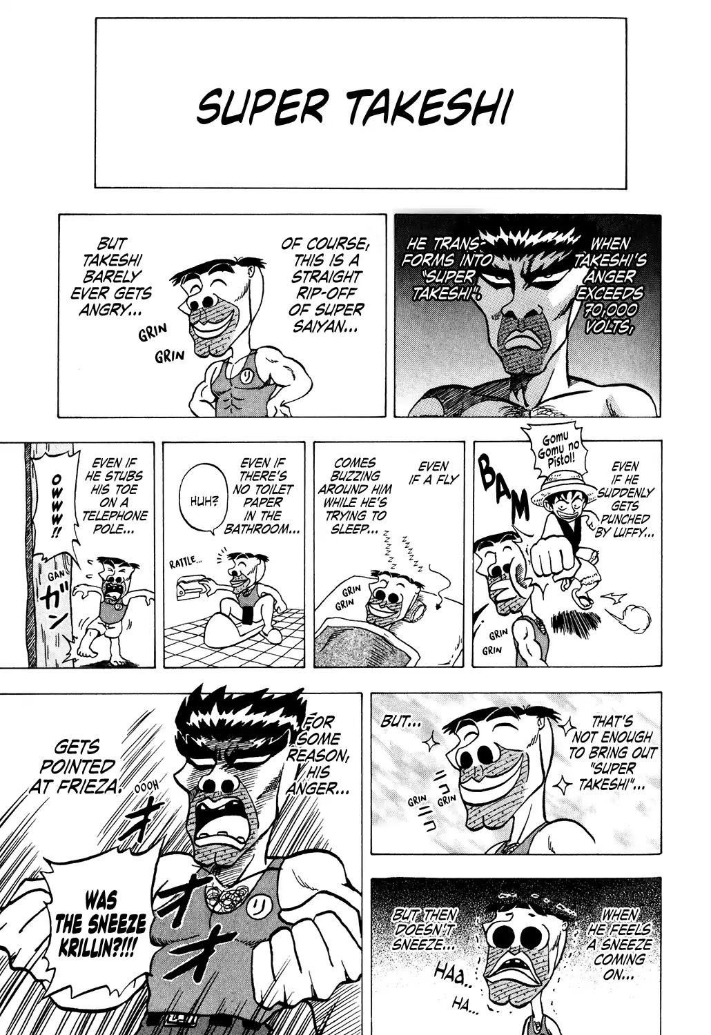 Seikimatsu Leader Den Takeshi! Chapter 21 page 9 - Chapter 21: Takeshi's Laugh-Your-Ass-Off Special '97