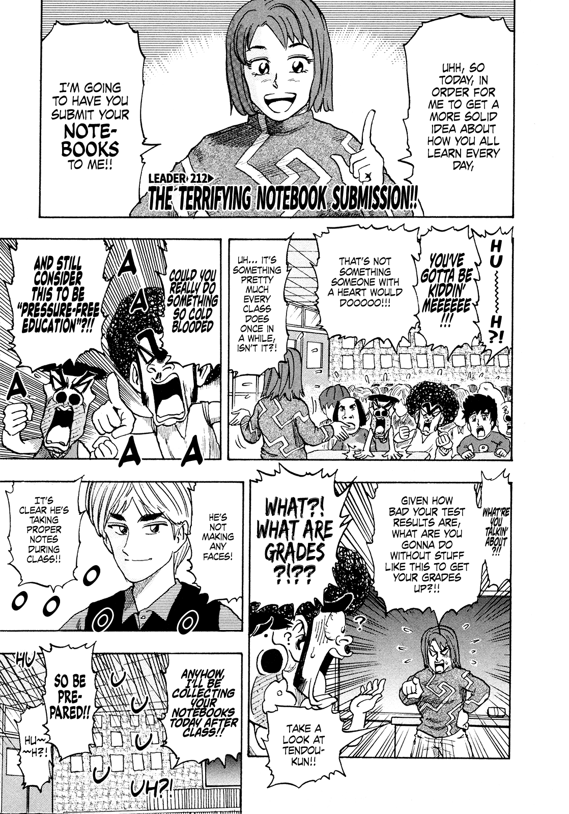 Seikimatsu Leader Den Takeshi! Chapter 212 page 1 - Chapter 212: The Terrifying Notebook Submission!!