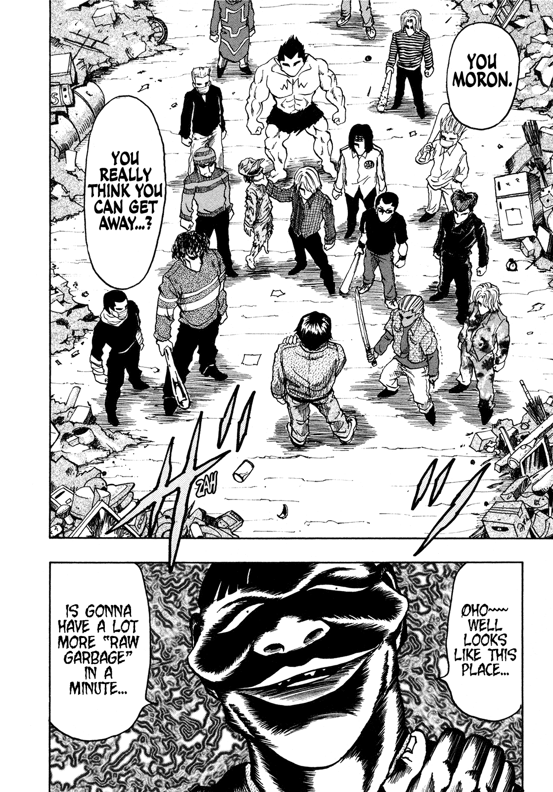 Seikimatsu Leader Den Takeshi! Chapter 221 page 10 - Chapter 221: "Barbarians"!!