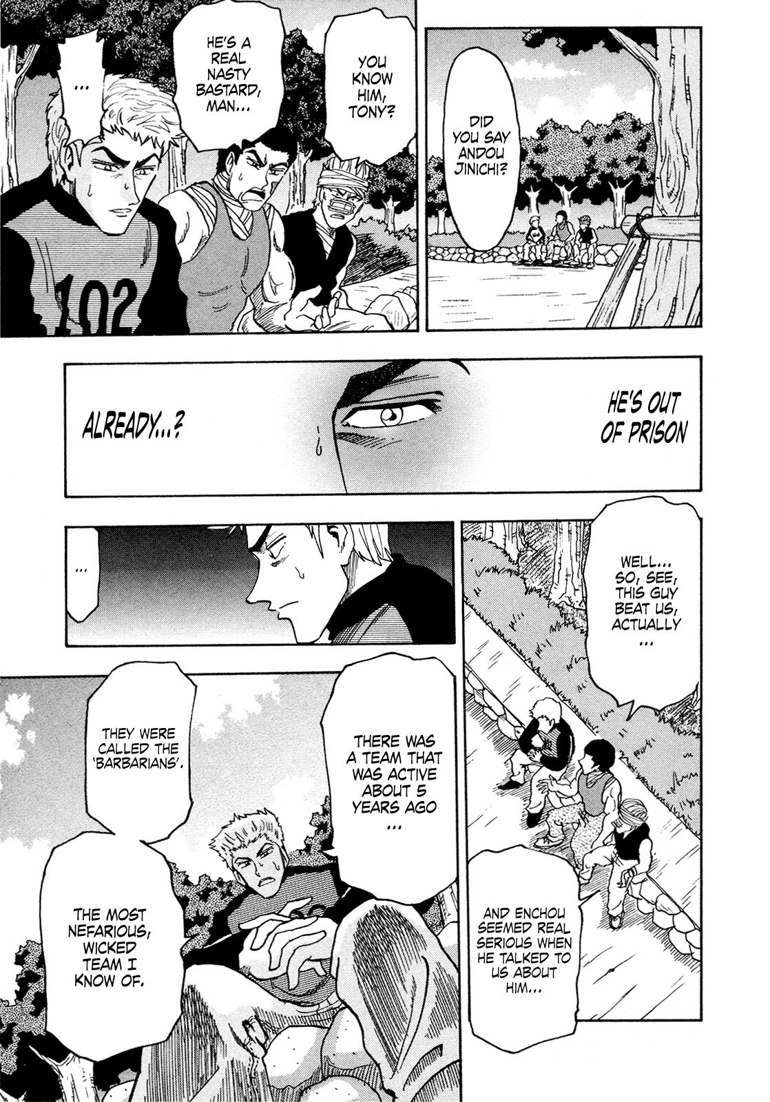 Seikimatsu Leader Den Takeshi! Chapter 221 page 13 - Chapter 221: "Barbarians"!!