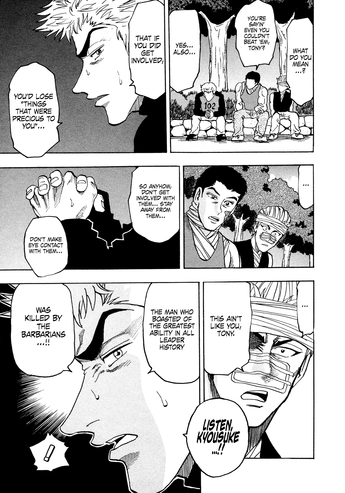 Seikimatsu Leader Den Takeshi! Chapter 221 page 15 - Chapter 221: "Barbarians"!!