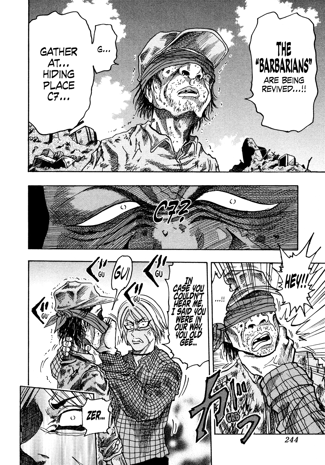 Seikimatsu Leader Den Takeshi! Chapter 221 page 8 - Chapter 221: "Barbarians"!!