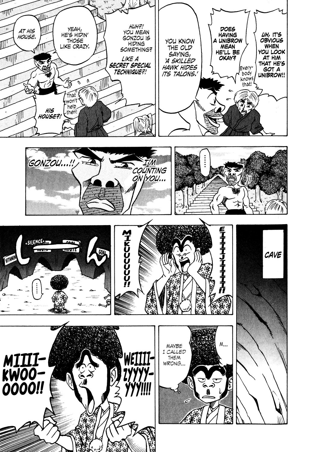 Seikimatsu Leader Den Takeshi! Chapter 25 page 3 - Chapter 25: The Boss and the Panic at the Cave!!