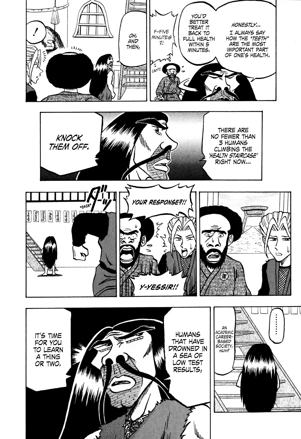 Seikimatsu Leader Den Takeshi! Chapter 26 page 4 - Chapter 26: The God of Health, Herusii, Appears!!