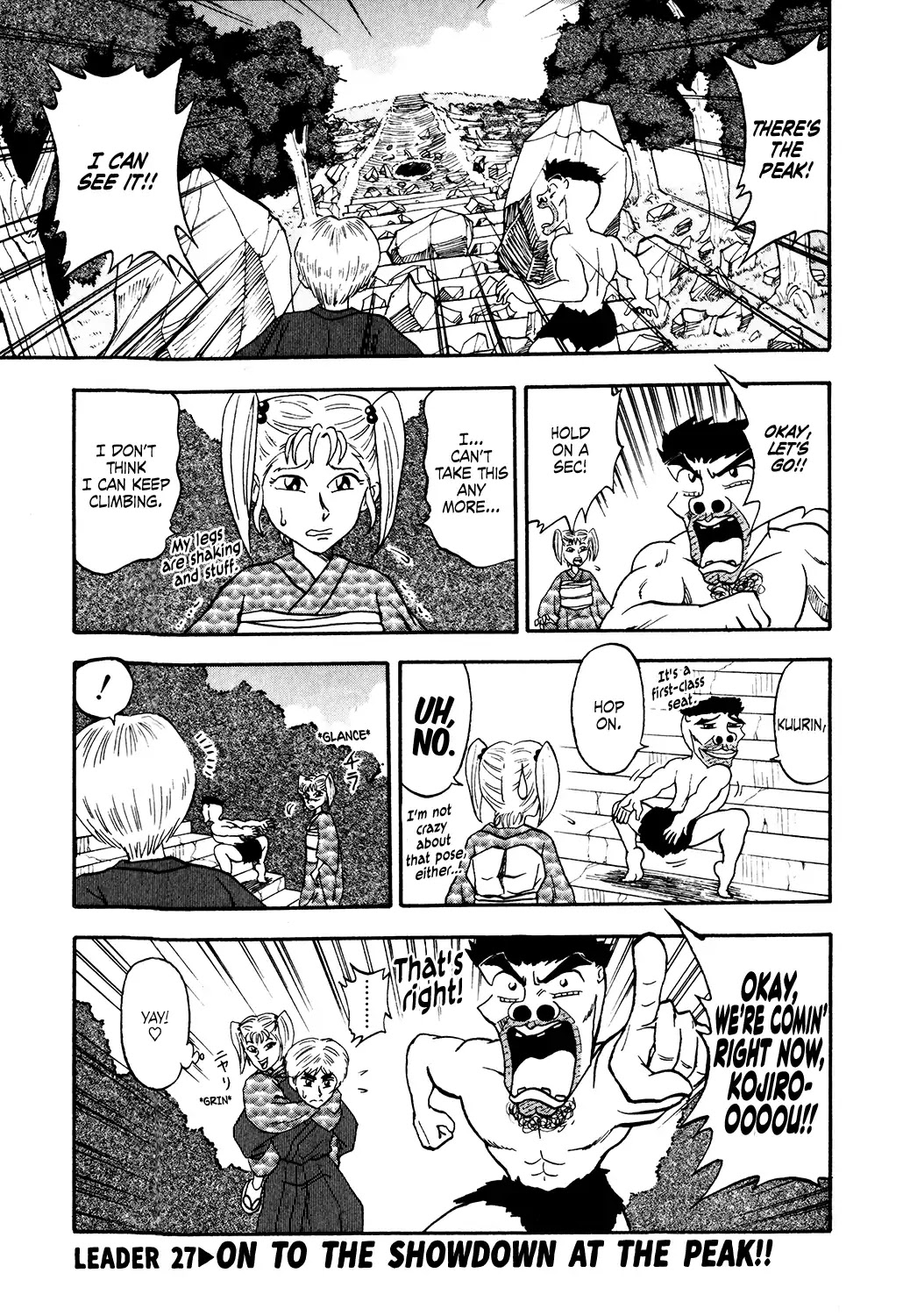 Seikimatsu Leader Den Takeshi! Chapter 27 page 1 - Chapter 27: On to the Showdown at the Peak!!
