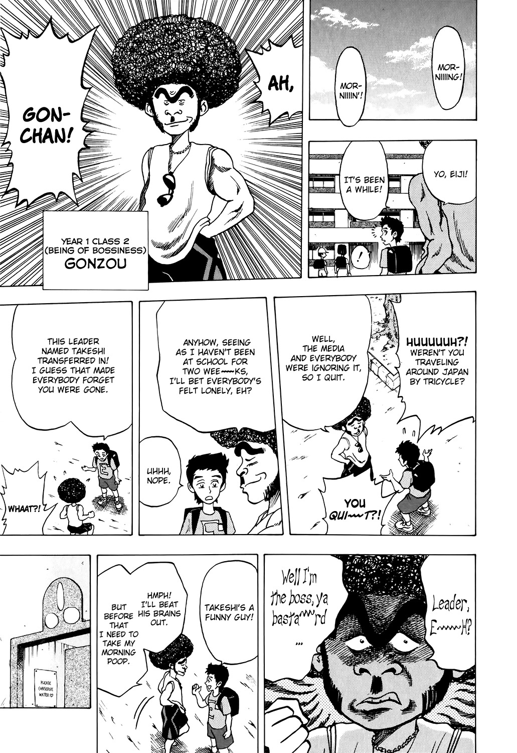 Seikimatsu Leader Den Takeshi! Chapter 3 page 3 - Chapter 3: His Name is Gonzou