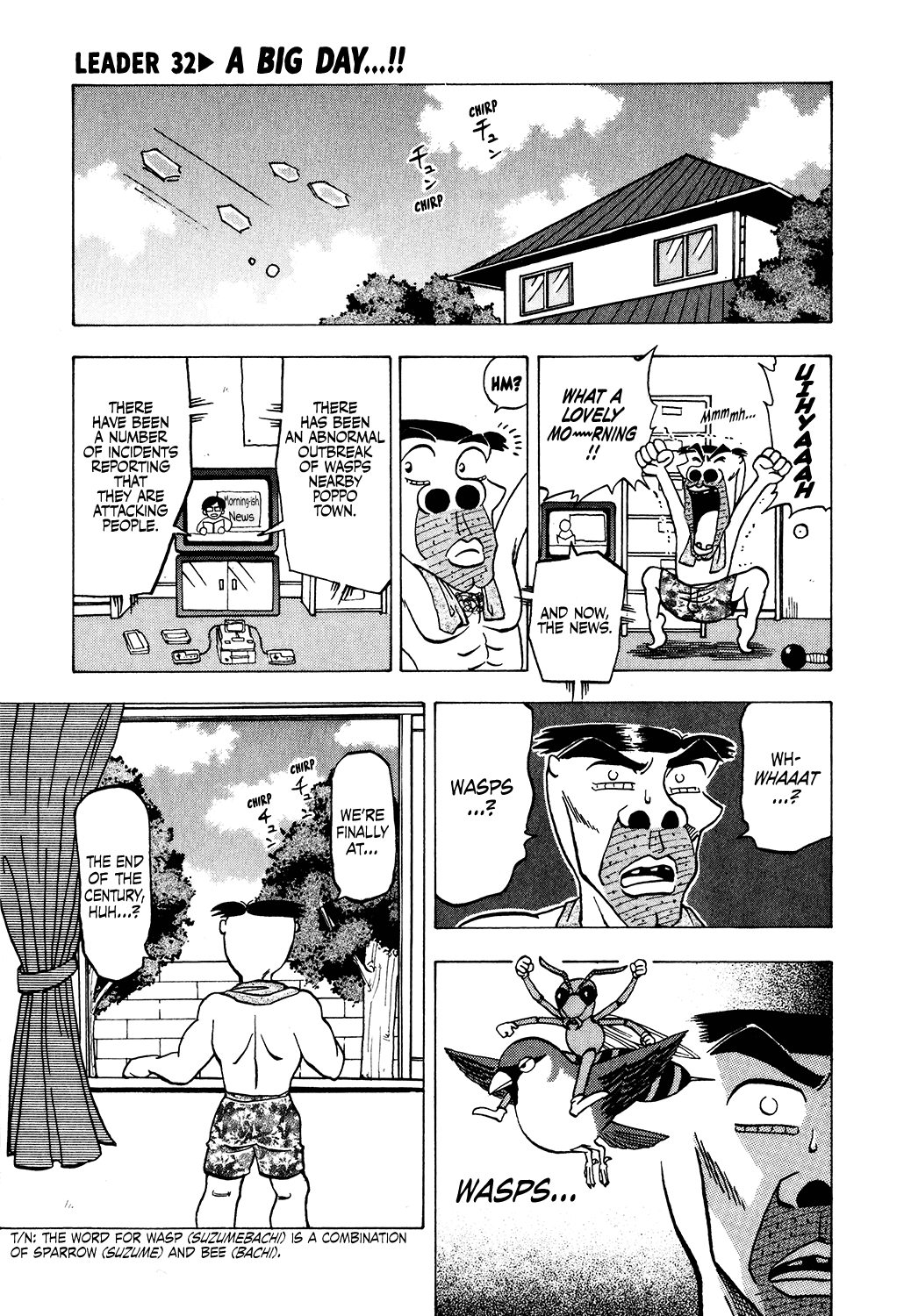Seikimatsu Leader Den Takeshi! Chapter 32 page 1 - Chapter 32: A Big Day...!!