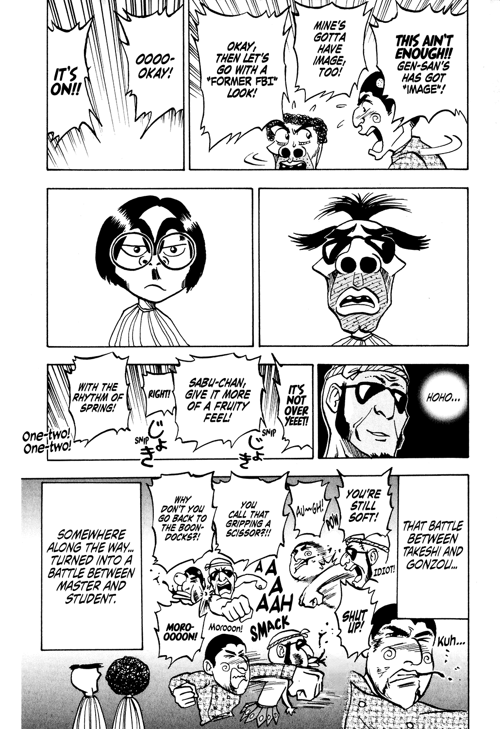 Seikimatsu Leader Den Takeshi! Chapter 36 page 16 - Chapter 36: A Fierce Fight! Hair Battle!!