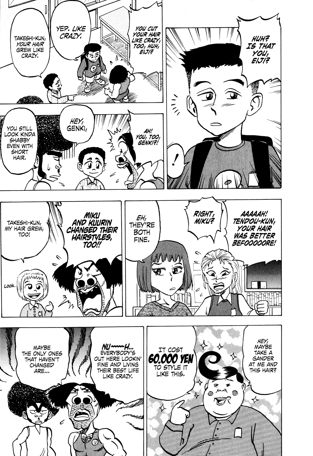 Seikimatsu Leader Den Takeshi! Chapter 36 page 7 - Chapter 36: A Fierce Fight! Hair Battle!!