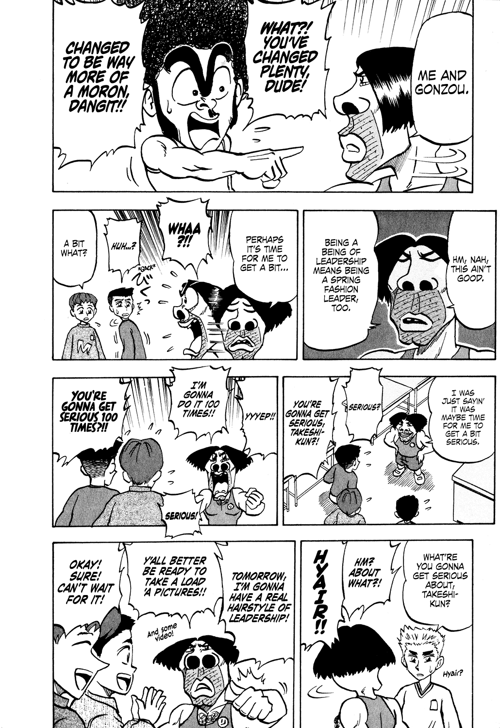 Seikimatsu Leader Den Takeshi! Chapter 36 page 8 - Chapter 36: A Fierce Fight! Hair Battle!!