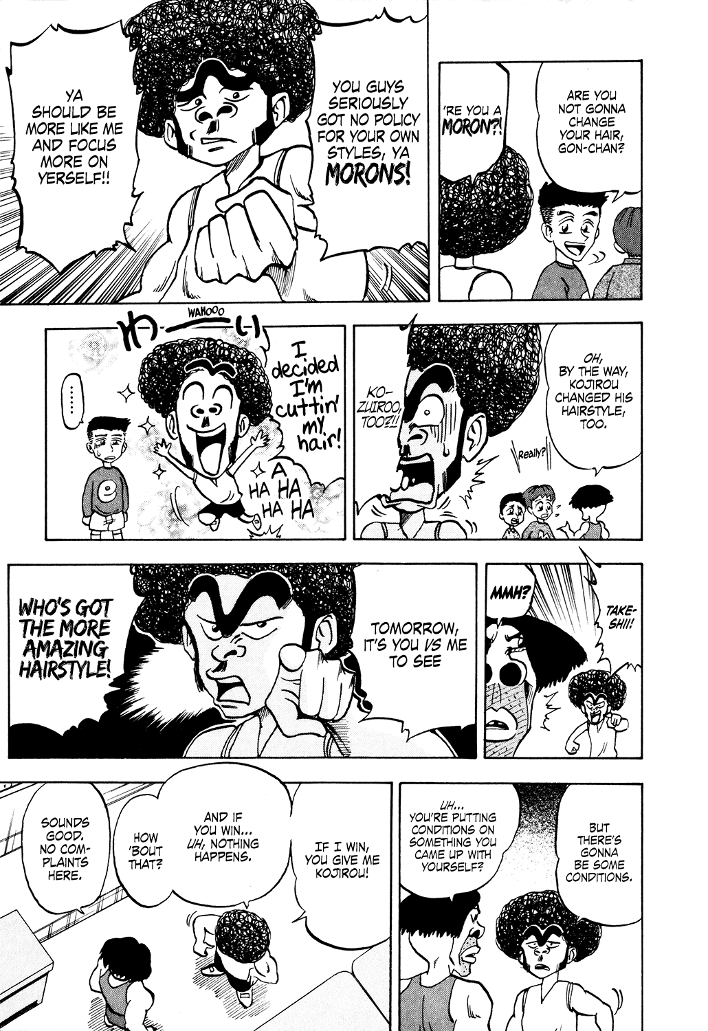 Seikimatsu Leader Den Takeshi! Chapter 36 page 9 - Chapter 36: A Fierce Fight! Hair Battle!!