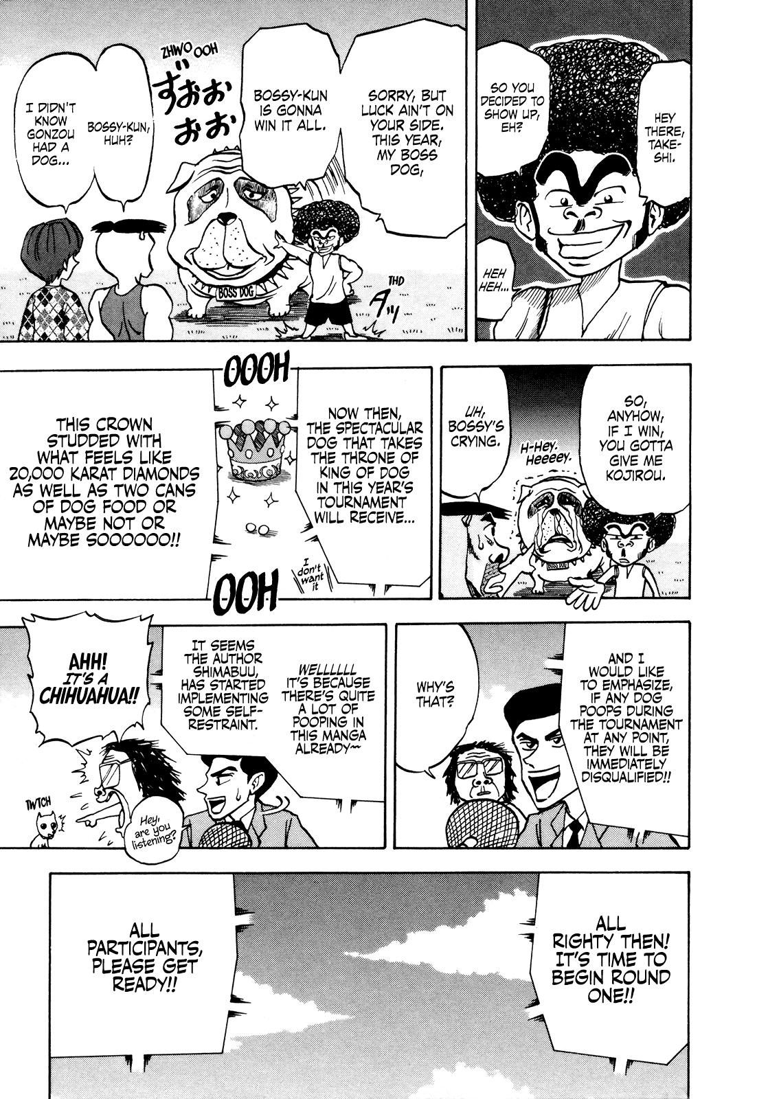 Seikimatsu Leader Den Takeshi! Chapter 37 page 11 - Chapter 37: The Heated Battle, King of Dog Championship!