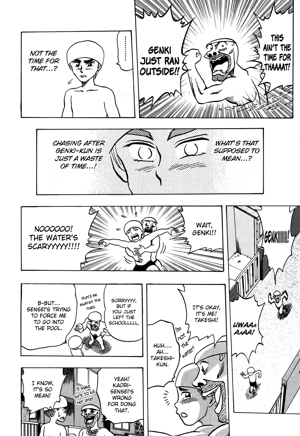 Seikimatsu Leader Den Takeshi! Chapter 4 page 12 - Chapter 4: Clash! A Pool Battle?!