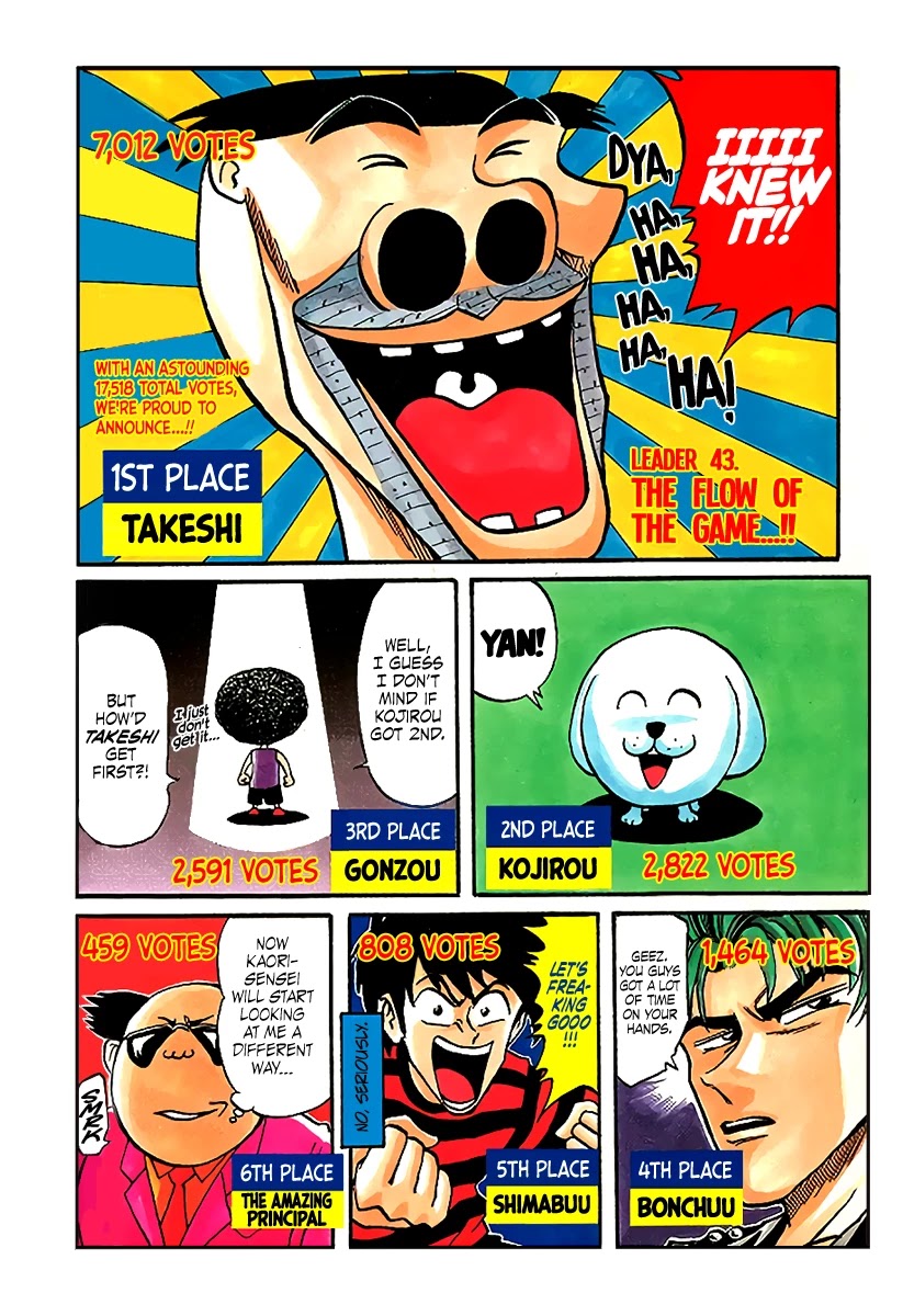 Seikimatsu Leader Den Takeshi! Chapter 43 page 4 - Chapter 43: The Flow of the Game...!!