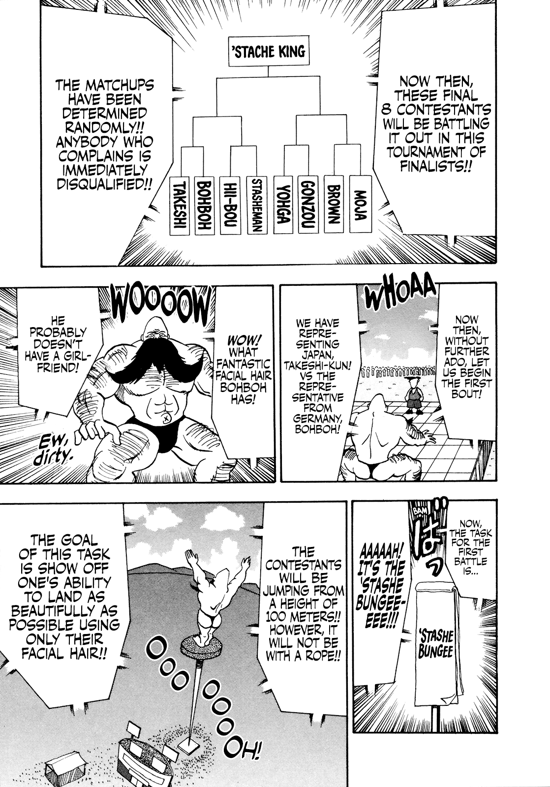 Seikimatsu Leader Den Takeshi! Chapter 48 page 11 - Chapter 48: The Curtain Opens on the Mustachelympics!!